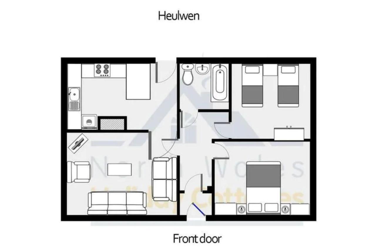 Heulwen - Moelfre Appartement Buitenkant foto